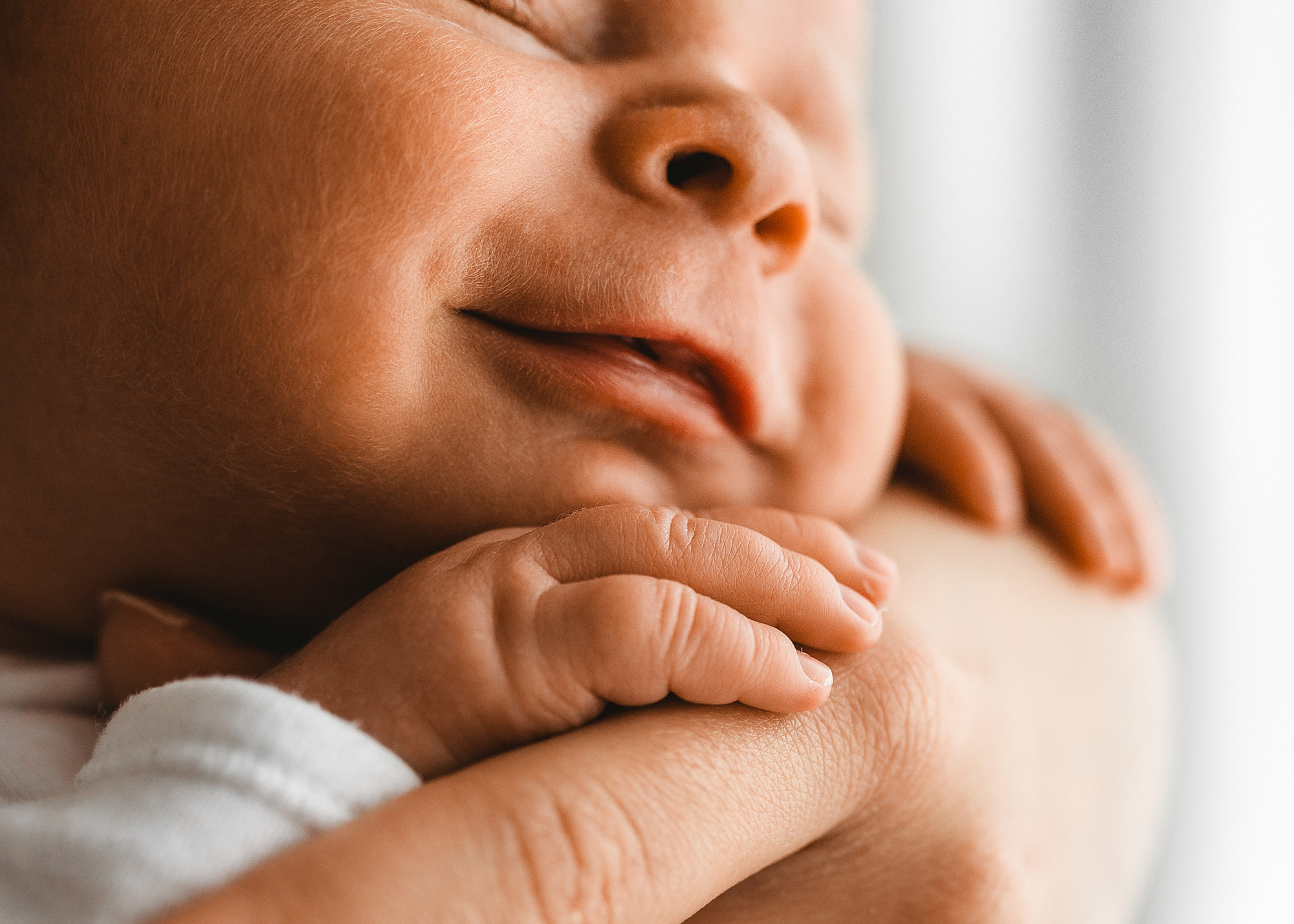 Newborn Photographer Barnsley, baby smiling